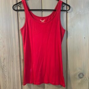 Red tank top